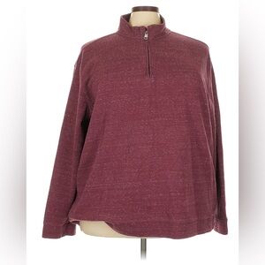 Fairlane quarter zip Burgundy Sweater